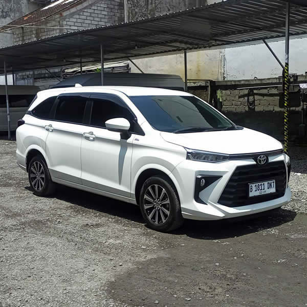 We provide private Toyota Avanza 5-seater car with driver in a range of well-maintained, air-conditioned vehicles, including Toyota Innova 6-seater car, and Toyota Hiace 14-seater van to suit your travel needs for your tour, visit, holiday, trip, excursion, leisure, journey, other purposes, also for Ngurah Rai International Airport, Denpasar (DPS), Bali pick-up and drop-off services, along with reliable inter-hotel transfer to all destinations in Bali, East Java, Central Java, Yogyakarta, West Java, Jakarta, Banten